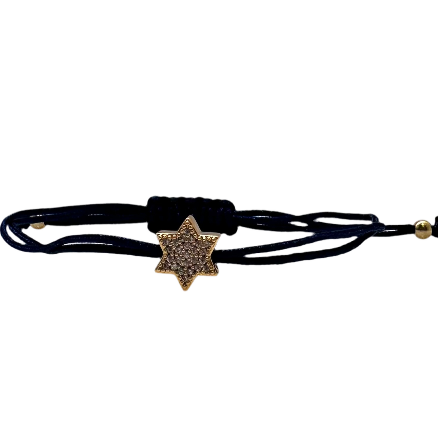 New! Magen David CZ on String
