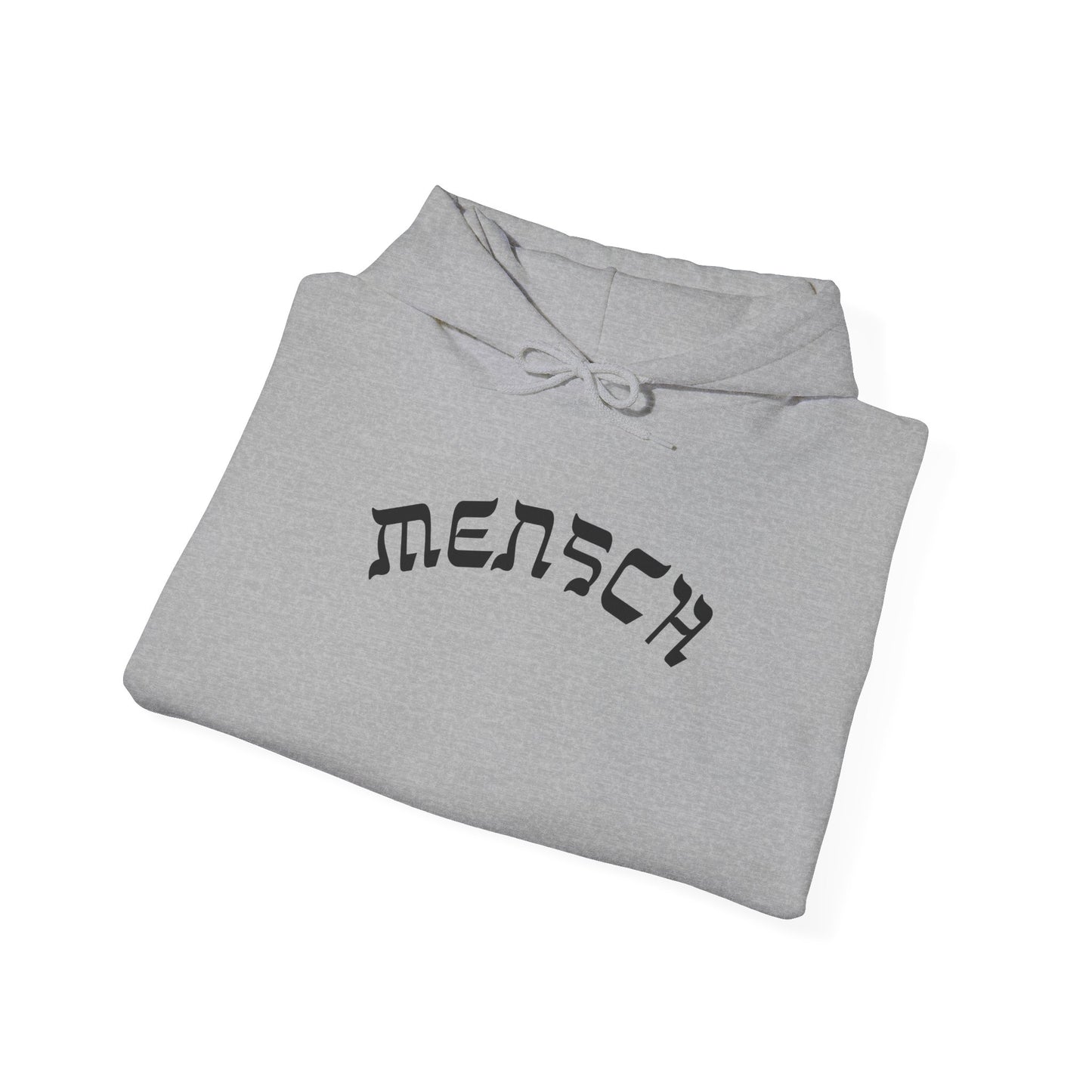 Mensch Hoodie, Funny Yiddish Jewish Sweatshirt, Cute Hebrew Gift, Preppy Jewish Humor