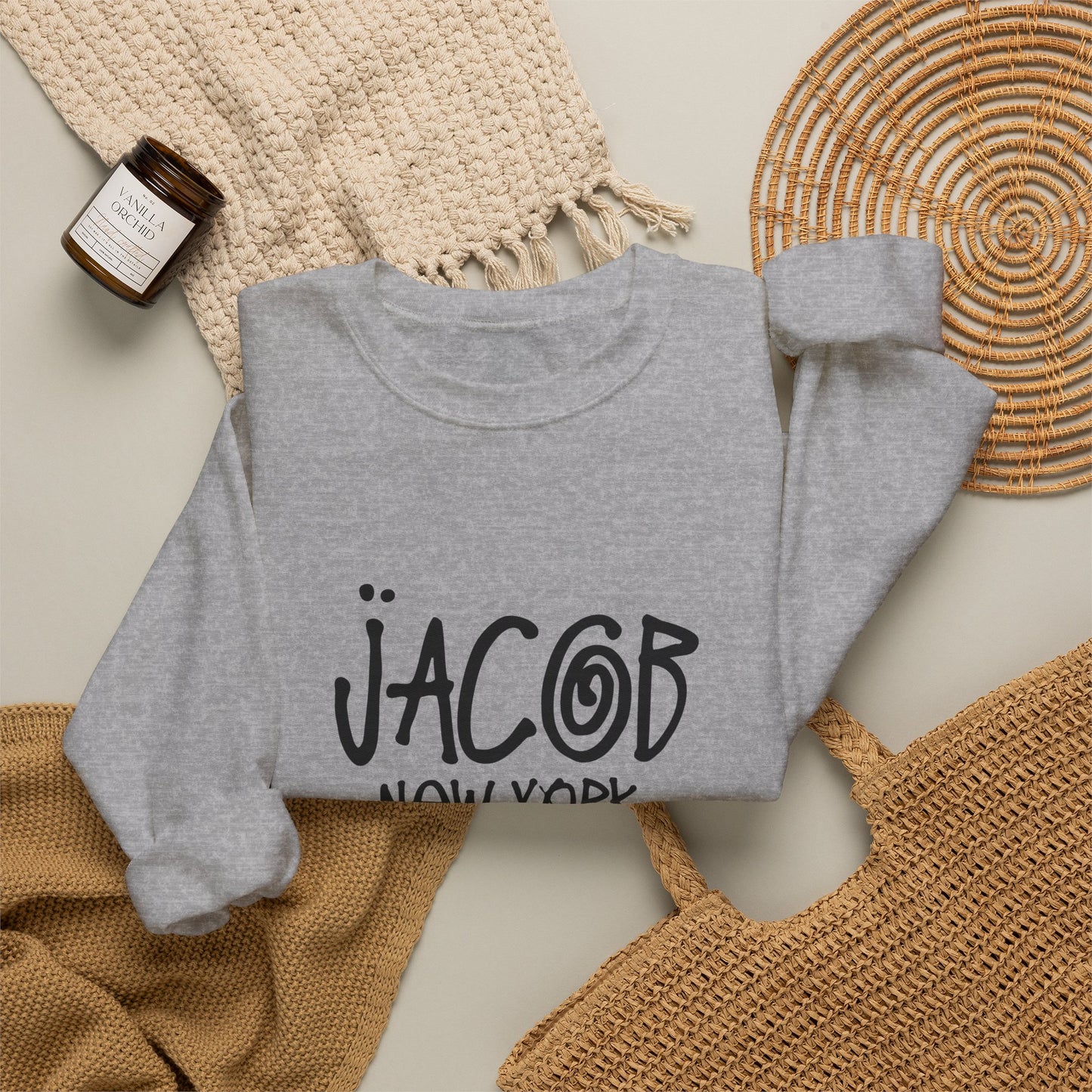 Custom Bar Mitzvah Sweatshirts (Set of 10), Personalized Bat Mitzvah Crewneck, Bulk Event Merch, Youth Party Favor — Urban Drop Street Style