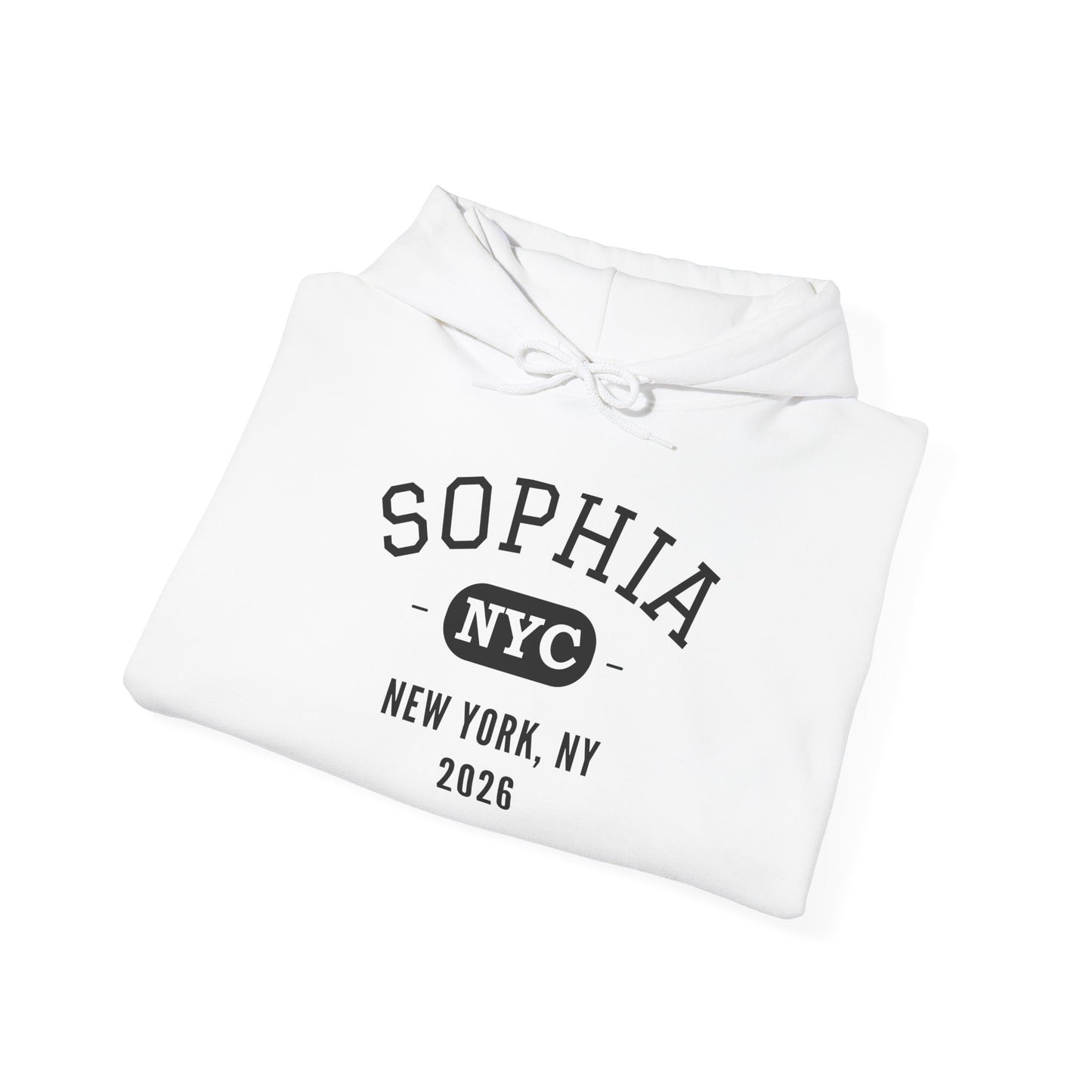 Custom Bar Mitzvah Hoodies (Set of 10), Personalized Bat Mitzvah Hoodie, Bulk Event Merch, Youth Party Favor — NYC City Drop