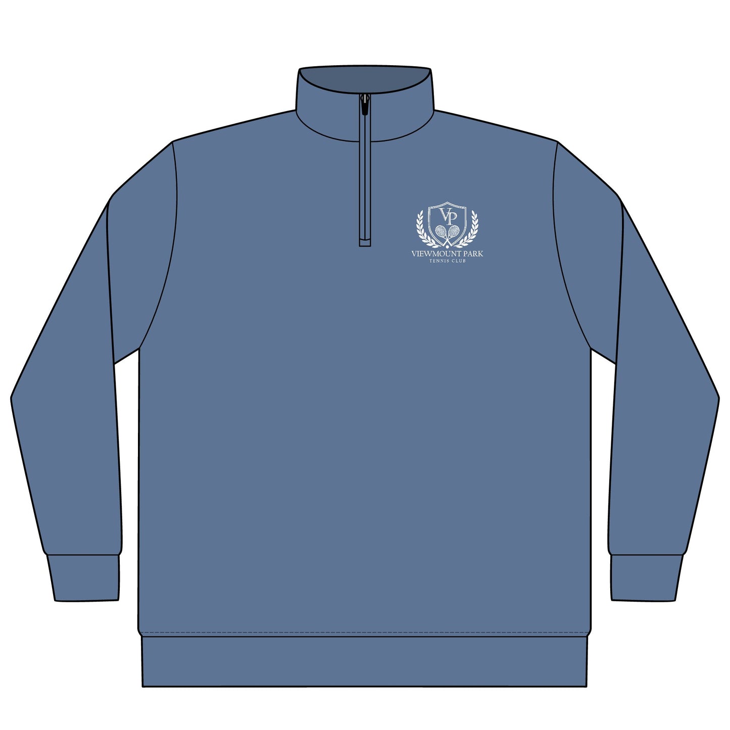 Viewmount Park Tennis Club Quarter-Zip Pullover | Pigment-Dyed