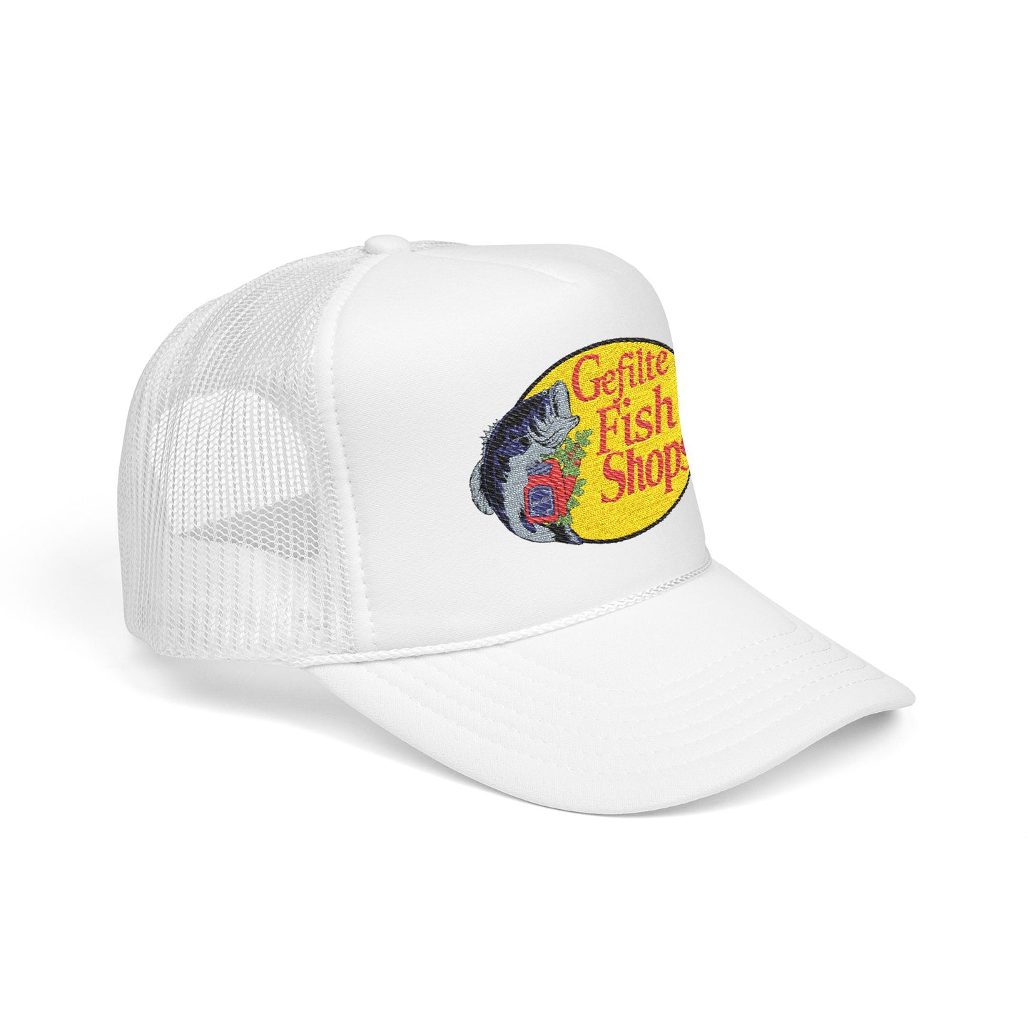Custom Bar Mitzvah Hats (Set of 10), Personalized Bat Mitzvah Trucker Hat, Bulk Event Merch, Party Favor — Gefilte Pro