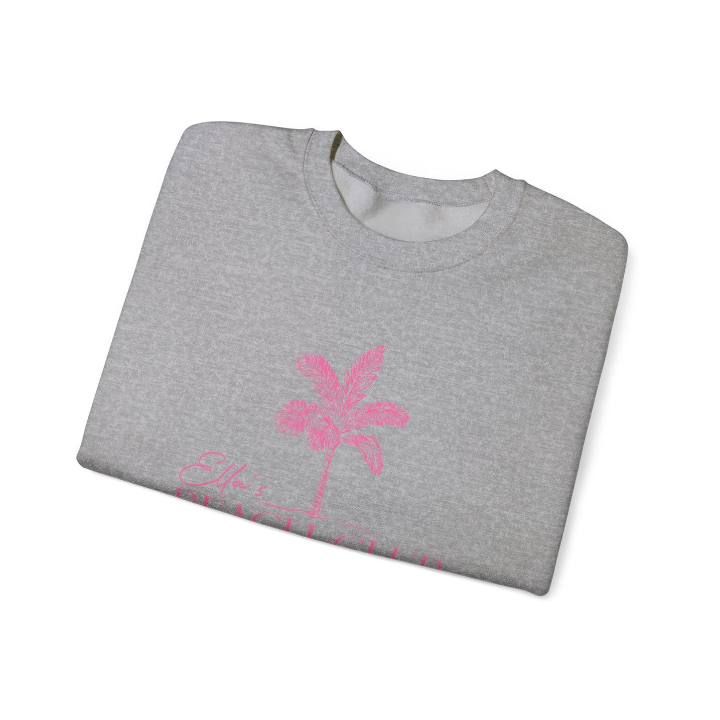 Custom Bar Mitzvah Sweatshirts (Set of 10), Personalized Bat Mitzvah Crewneck, Bulk Event Merch, Youth Party Favor — Beach Club