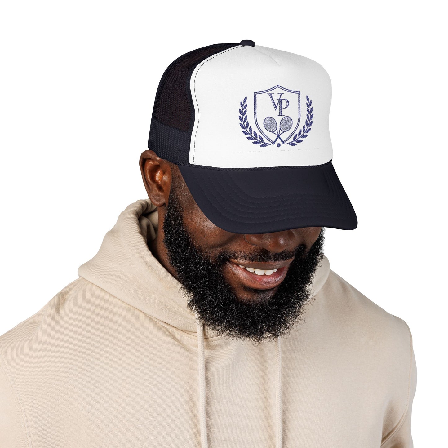 Viewmount Park Tennis Club Foam Trucker Hat | Embroidered Trucker Hat