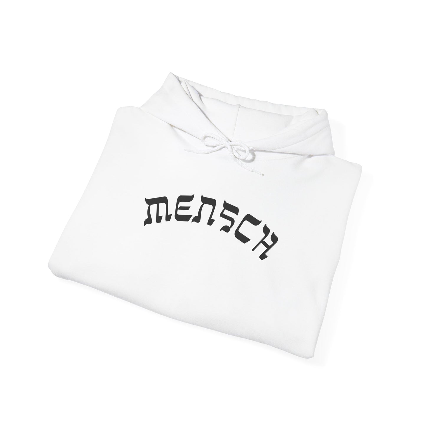 Mensch Hoodie, Funny Yiddish Jewish Sweatshirt, Cute Hebrew Gift, Preppy Jewish Humor
