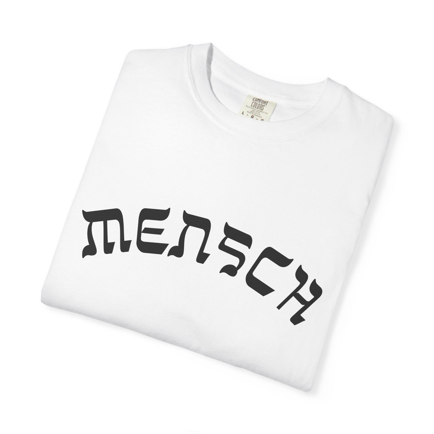 Mensch T-Shirt, Funny Yiddish Jewish Tee, Cute Hebrew Gift, Preppy Jewish Humor