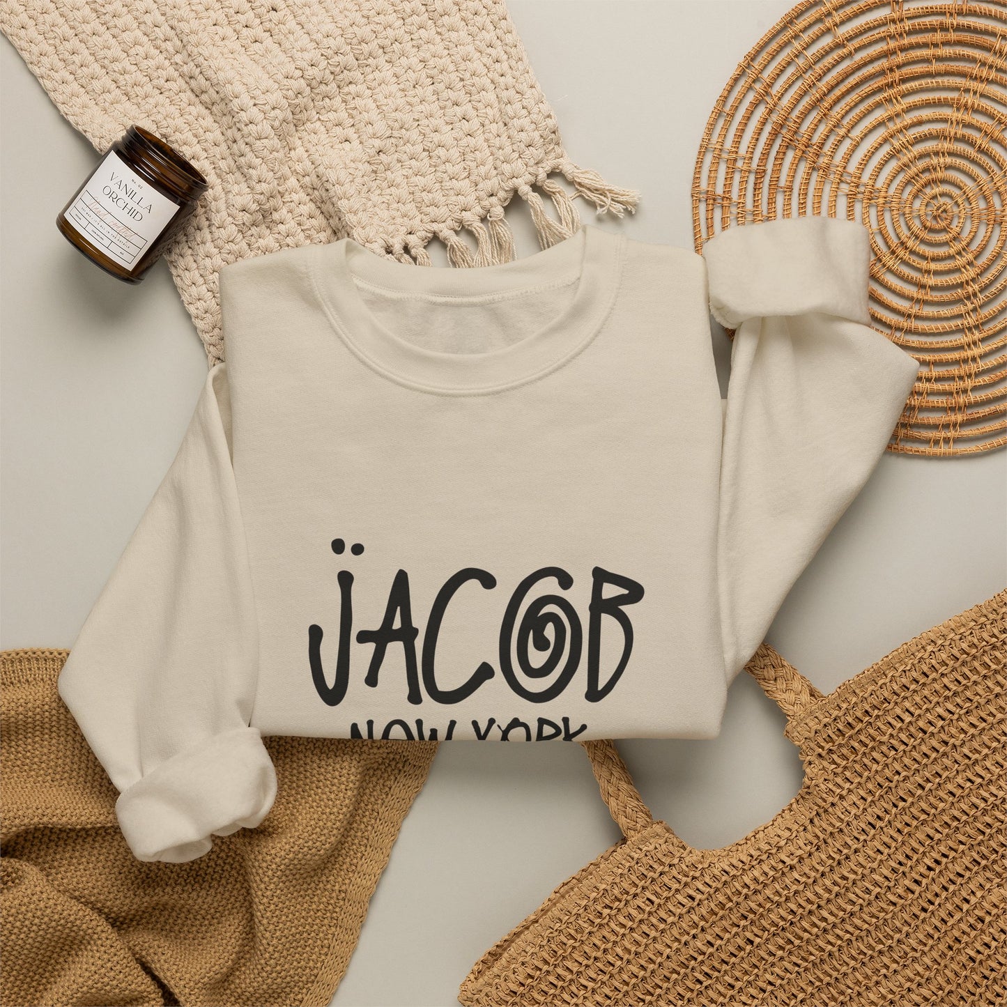 Custom Bar Mitzvah Sweatshirts (Set of 10), Personalized Bat Mitzvah Crewneck, Bulk Event Merch, Youth Party Favor — Urban Drop Street Style