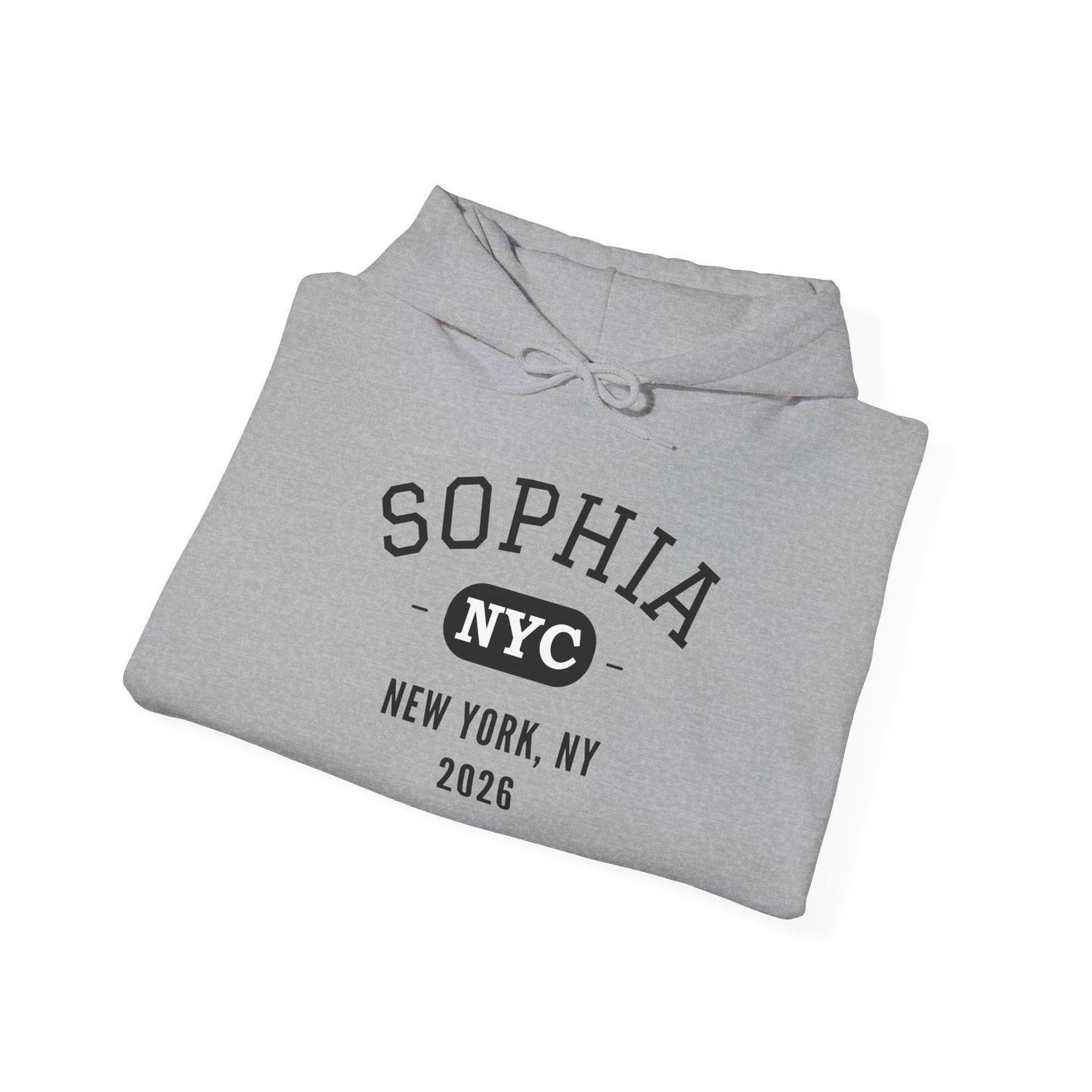 Custom Bar Mitzvah Hoodies (Set of 10), Personalized Bat Mitzvah Hoodie, Bulk Event Merch, Youth Party Favor — NYC City Drop