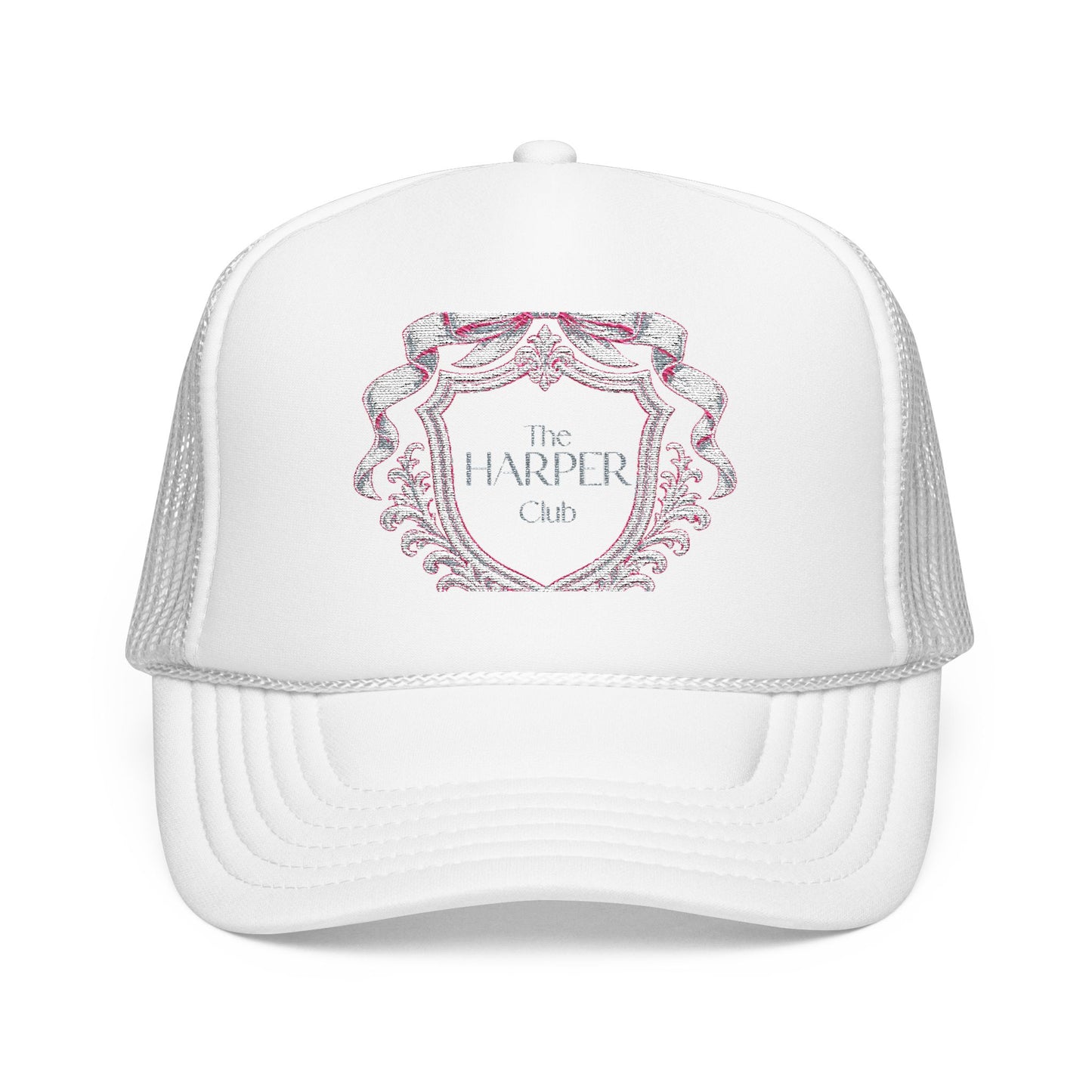 Custom Bar Mitzvah Hats (Set of 10), Personalized Bat Mitzvah Trucker Hat, Bulk Event Merch, Party Favor — Love Live Bow