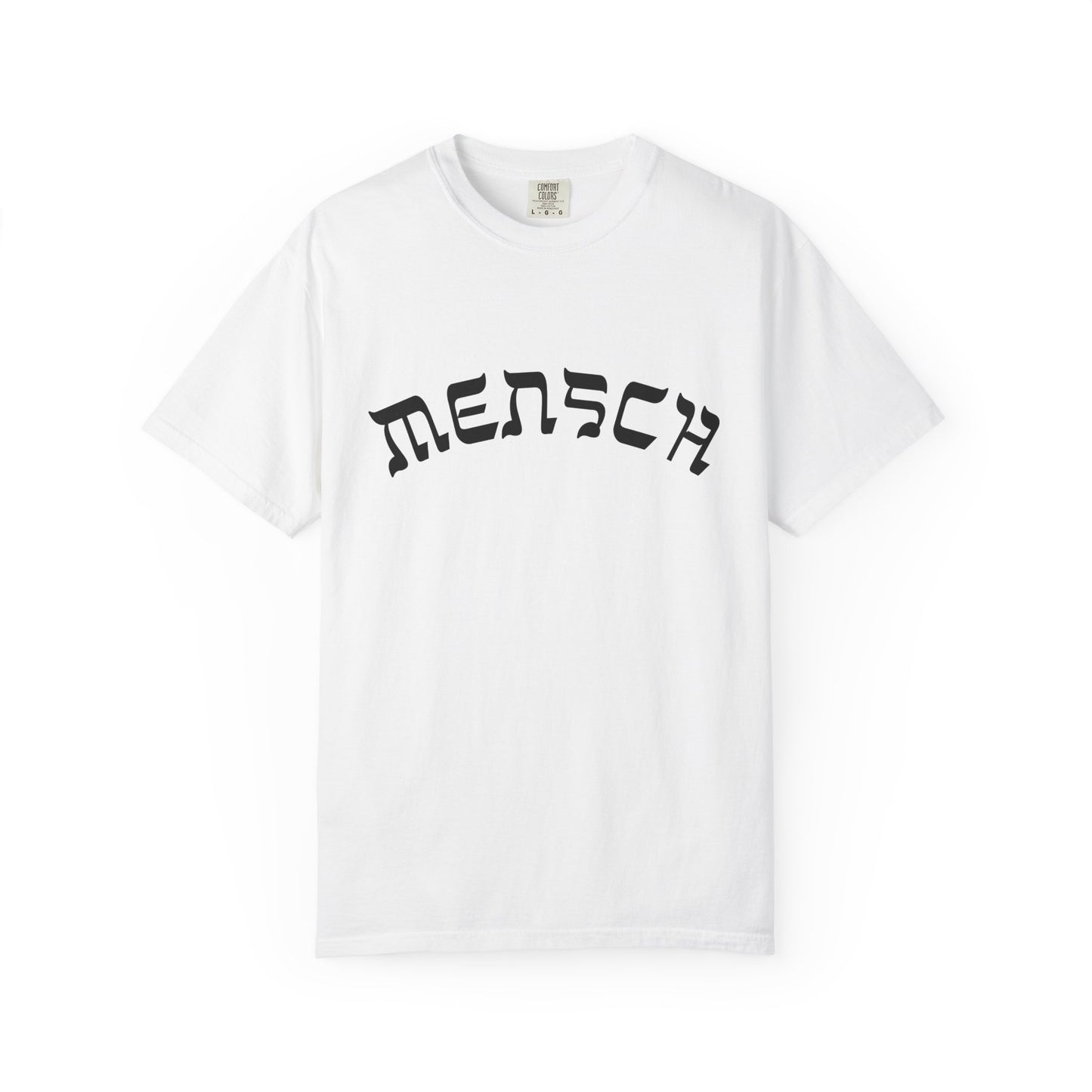 Mensch T-Shirt, Funny Yiddish Jewish Tee, Cute Hebrew Gift, Preppy Jewish Humor