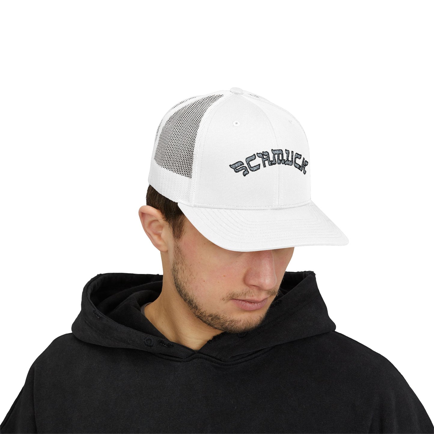 Schmuck Hat, Funny Yiddish Jewish Trucker Cap, Cute Hebrew Gift, Preppy Jewish Humor