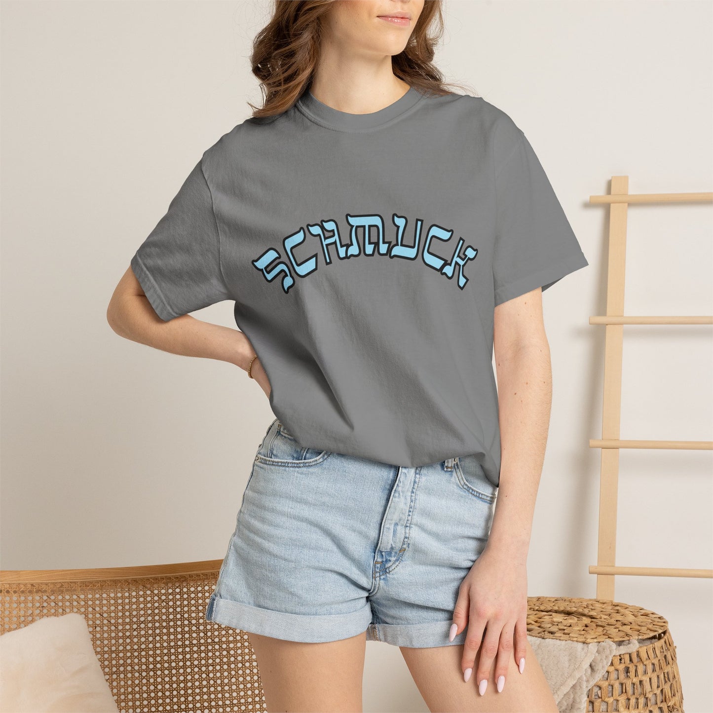 Schmuck T-Shirt, Funny Yiddish Jewish Tee, Cute Hebrew Gift, Preppy Jewish Humor
