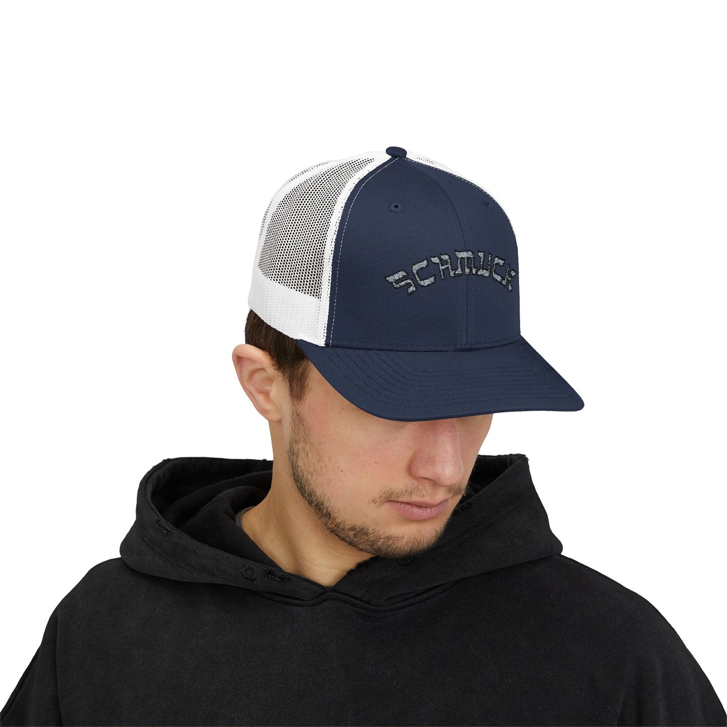 Schmuck Hat, Funny Yiddish Jewish Trucker Cap, Cute Hebrew Gift, Preppy Jewish Humor