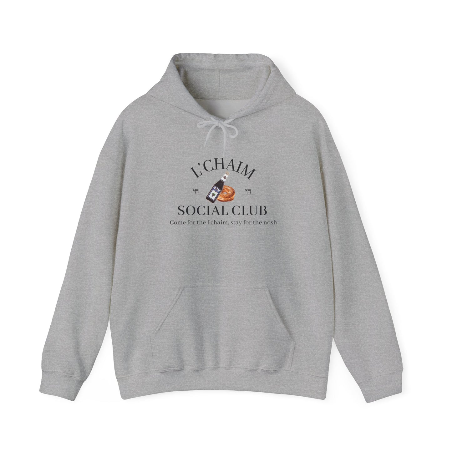 Custom Bar Mitzvah Hoodies (Set of 10), Personalized Bat Mitzvah Hoodie, Bulk Event Merch, Youth Party Favor — L'Chaim Social Club