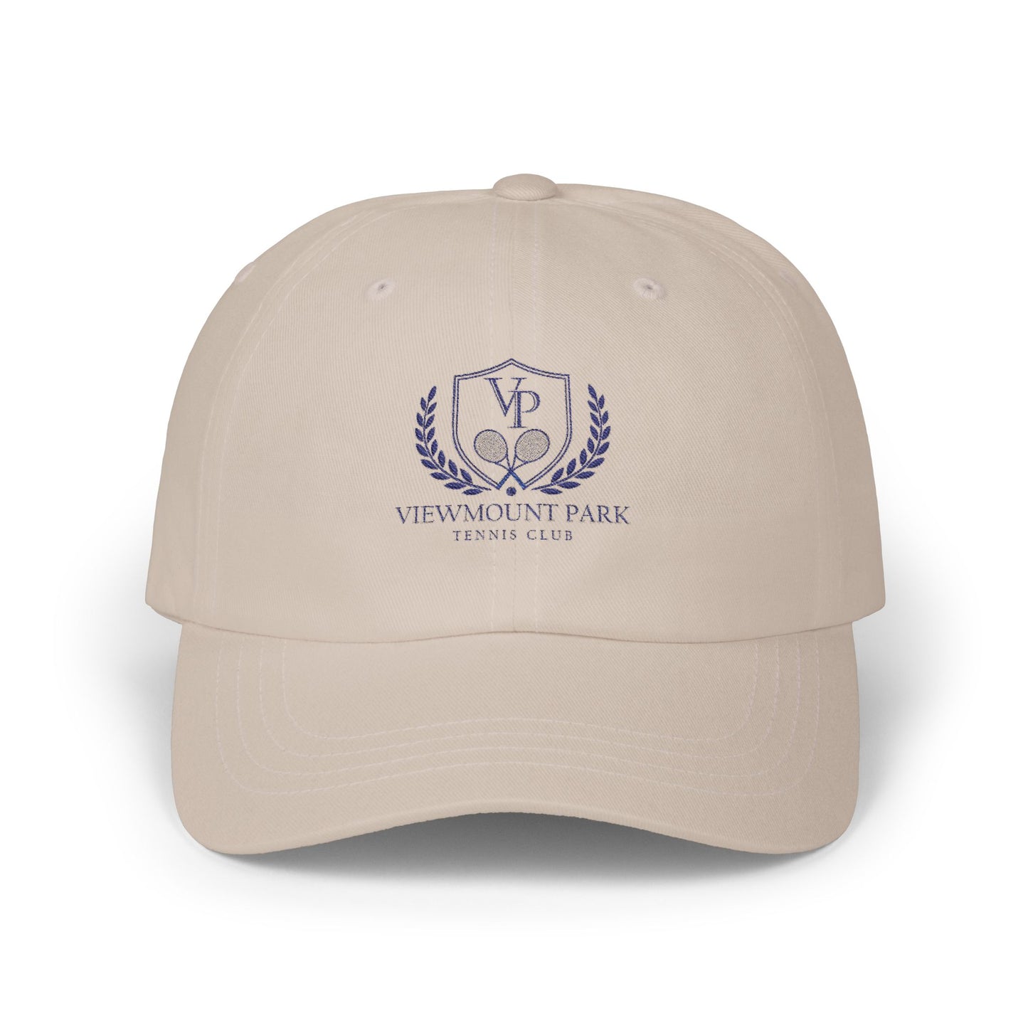 Viewmount Park Tennis Club  Lux Dad Hat | Embroidered Polo Club Logo Hat