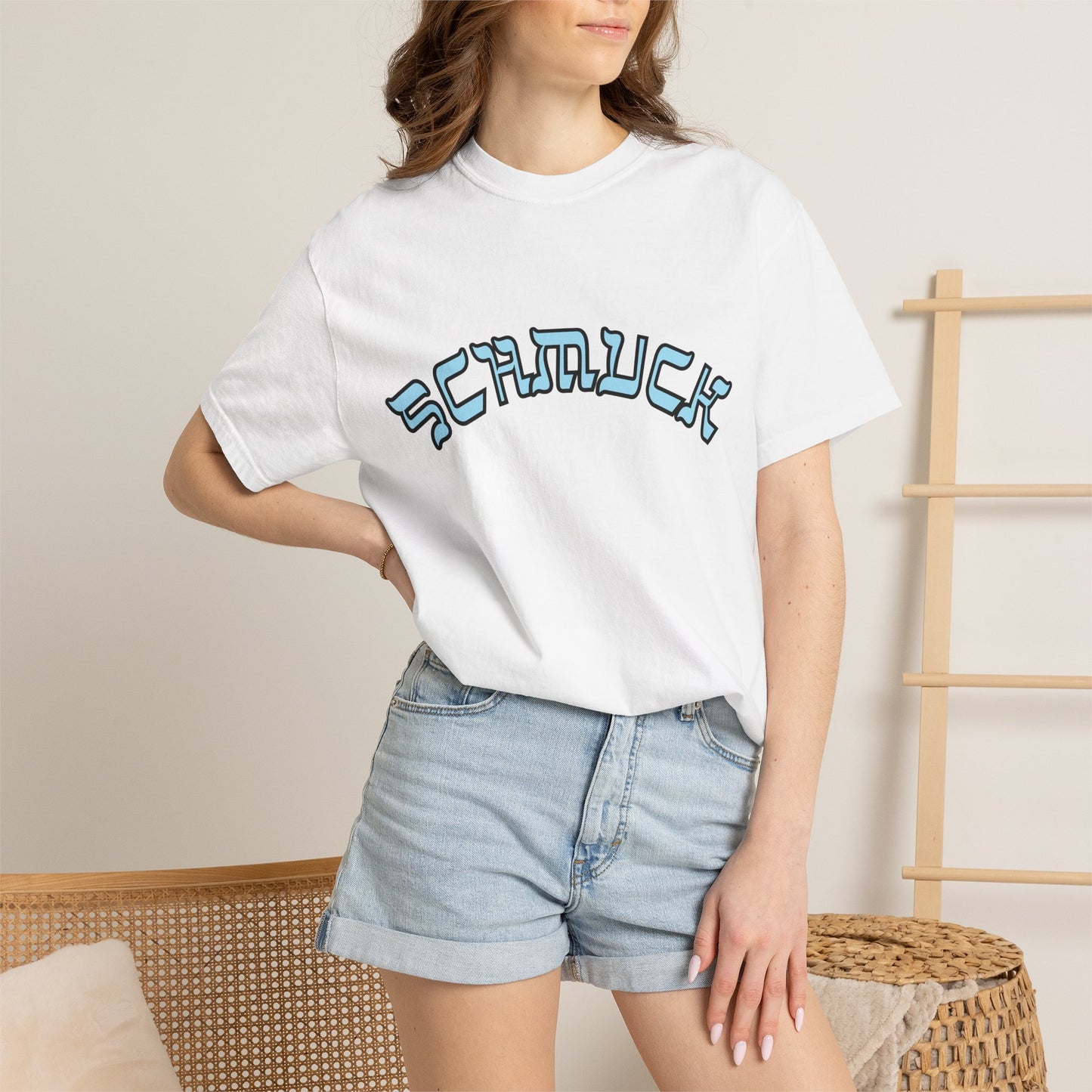 Schmuck T-Shirt, Funny Yiddish Jewish Tee, Cute Hebrew Gift, Preppy Jewish Humor