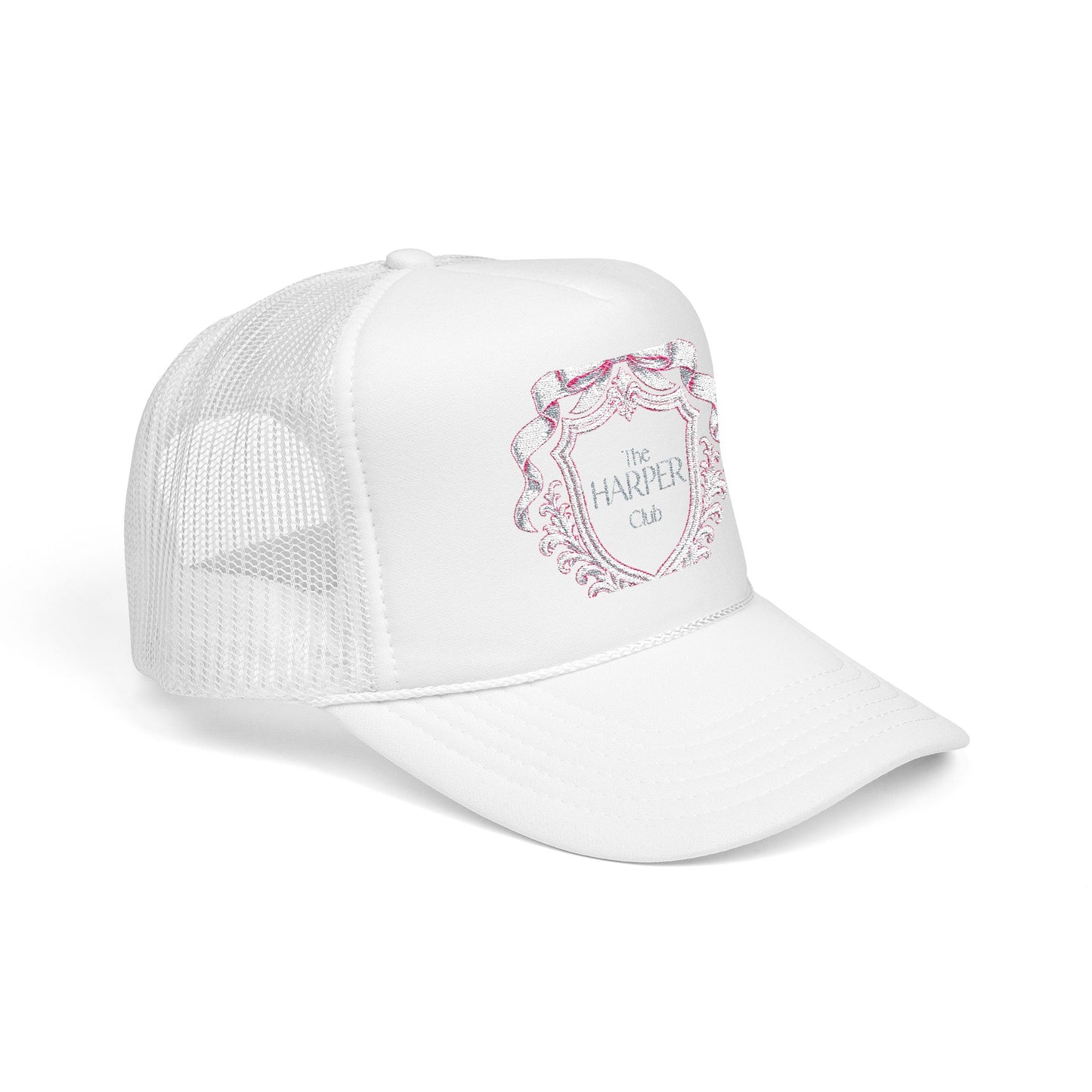 Custom Bar Mitzvah Hats (Set of 10), Personalized Bat Mitzvah Trucker Hat, Bulk Event Merch, Party Favor — Love Live Bow
