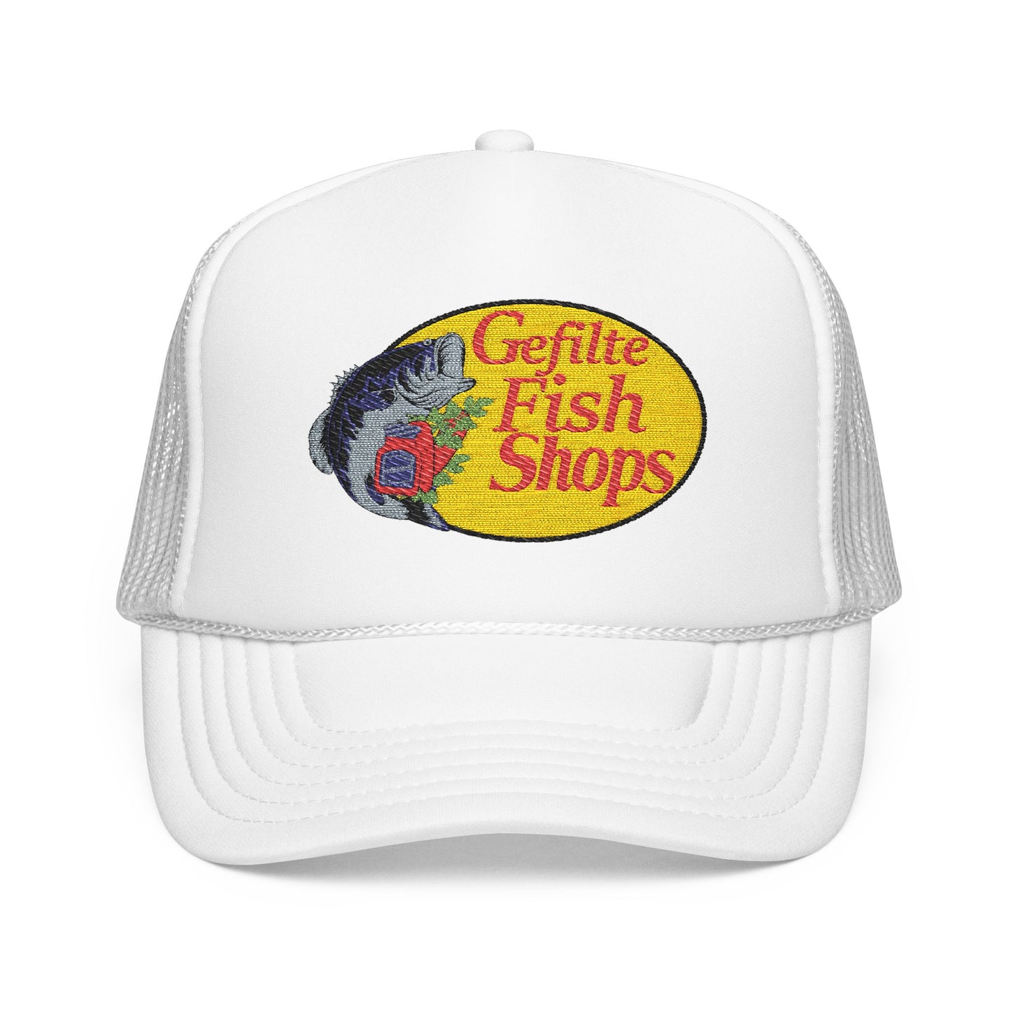 Custom Bar Mitzvah Hats (Set of 10), Personalized Bat Mitzvah Trucker Hat, Bulk Event Merch, Party Favor — Gefilte Pro