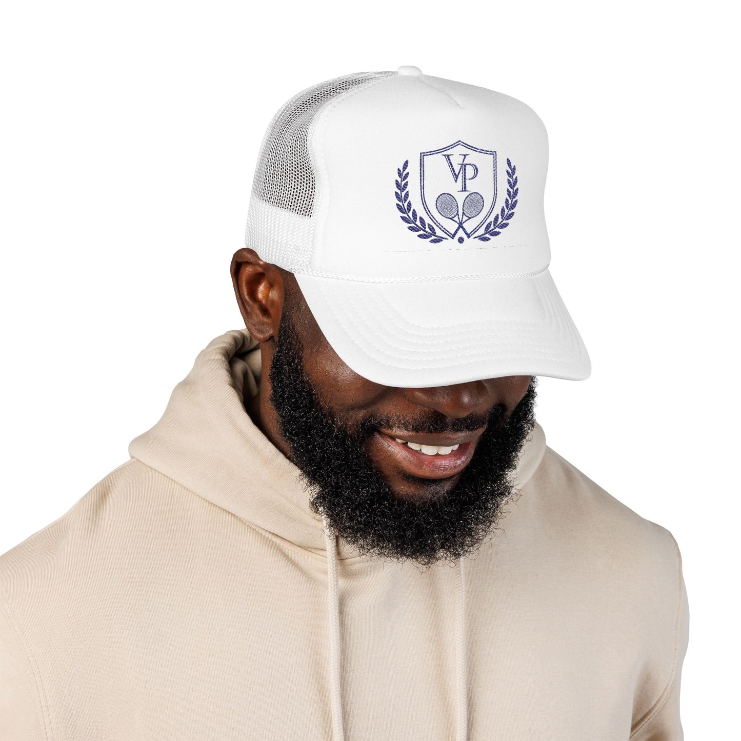 Viewmount Park Tennis Club Foam Trucker Hat | Embroidered Trucker Hat