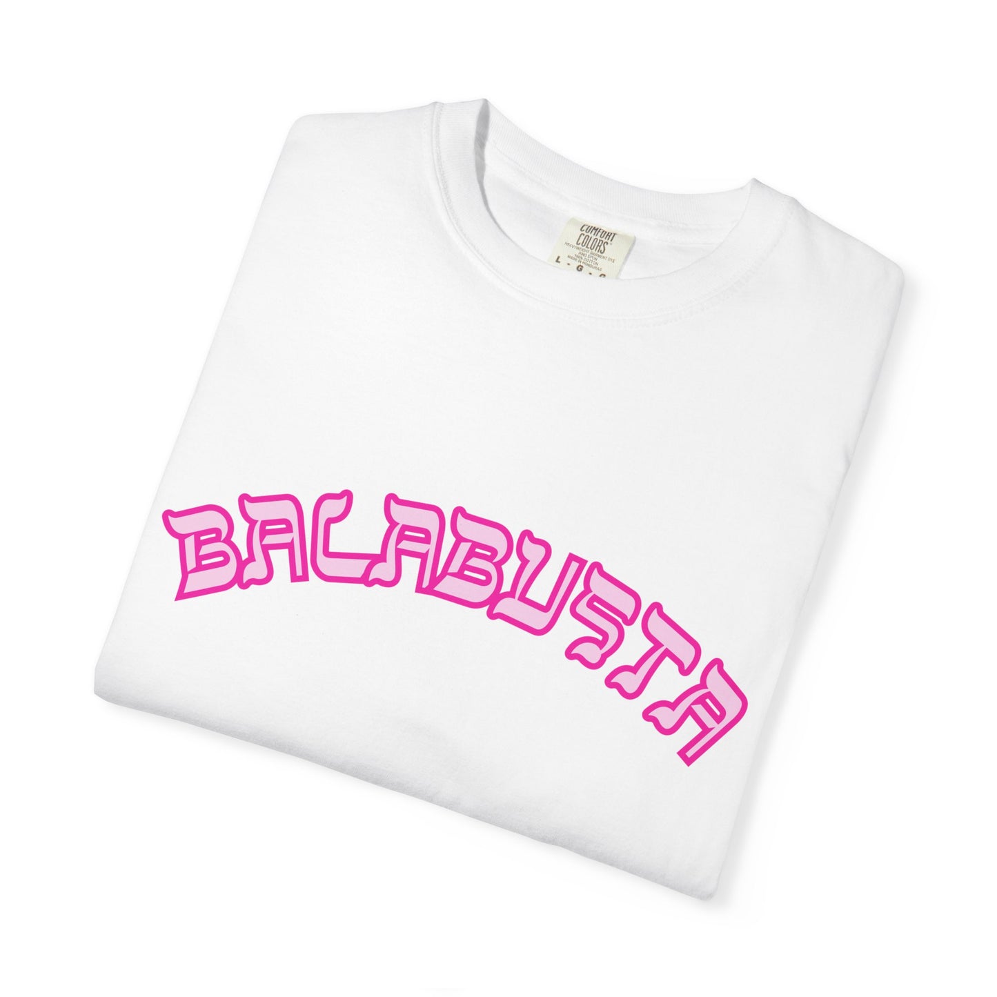 Balabusta T-Shirt, Funny Yiddish Jewish Tee, Cute Hebrew Gift, Preppy Jewish Humor