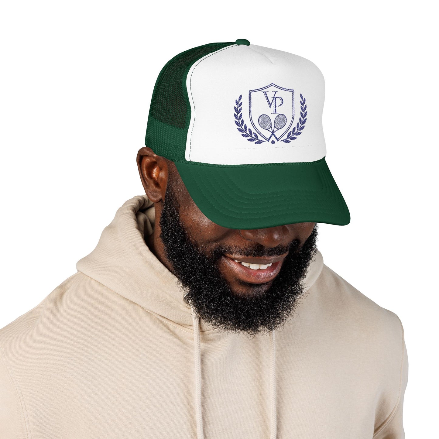 Viewmount Park Tennis Club Foam Trucker Hat | Embroidered Trucker Hat