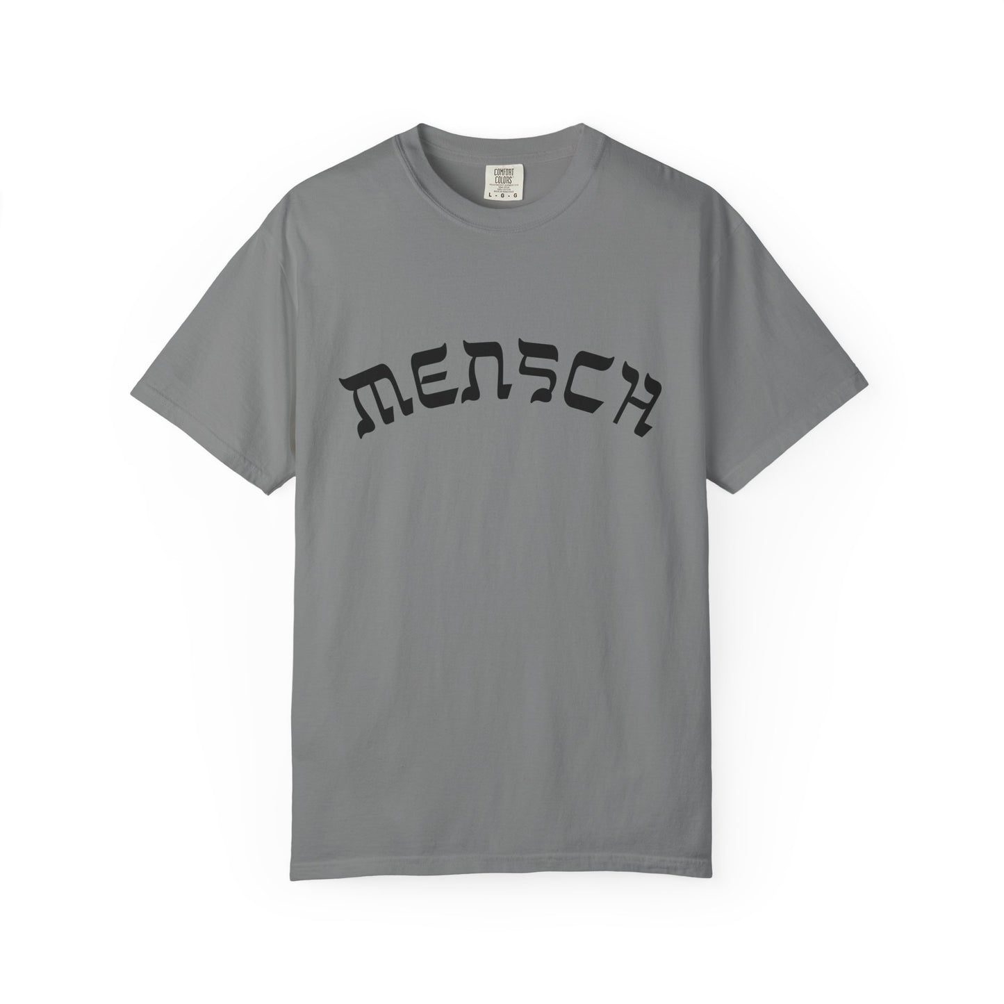 Mensch T-Shirt, Funny Yiddish Jewish Tee, Cute Hebrew Gift, Preppy Jewish Humor