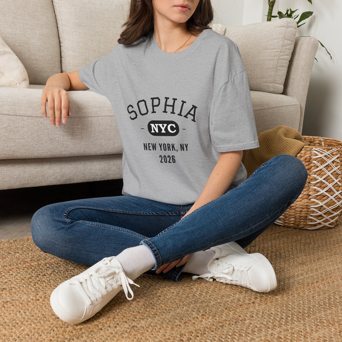 Custom Bar Mitzvah Shirts (Set of 10), Personalized Bat Mitzvah Tee, Bulk Event Merch, Youth Party Favor — NYC City Drop