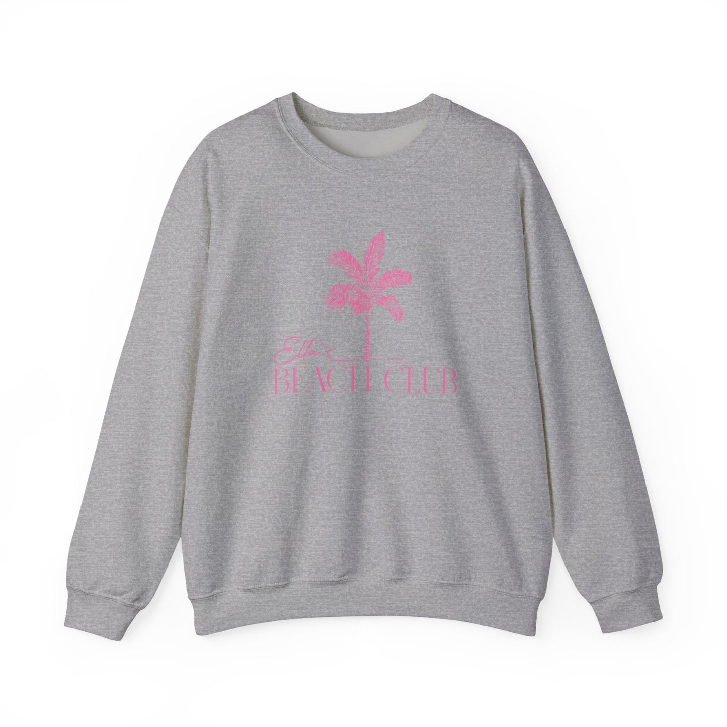 Custom Bar Mitzvah Sweatshirts (Set of 10), Personalized Bat Mitzvah Crewneck, Bulk Event Merch, Youth Party Favor — Beach Club