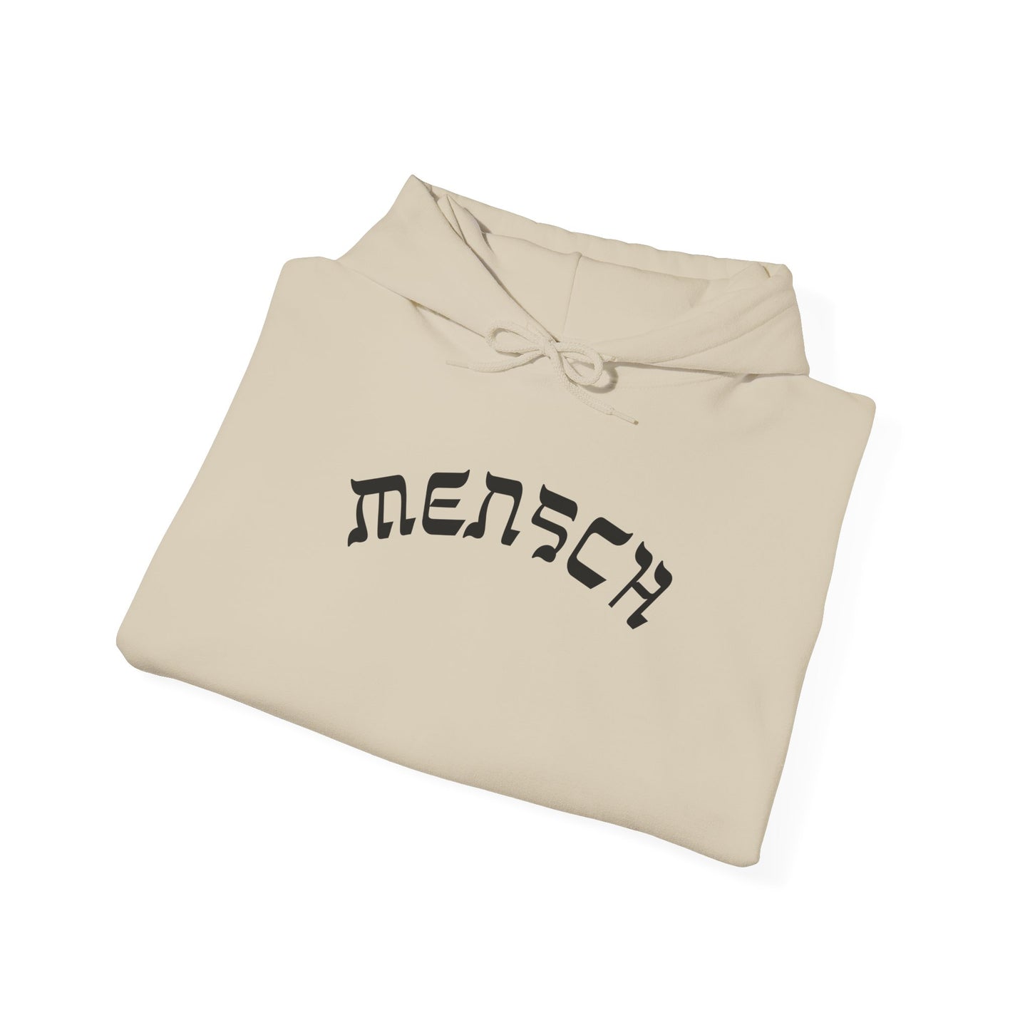 Mensch Hoodie, Funny Yiddish Jewish Sweatshirt, Cute Hebrew Gift, Preppy Jewish Humor