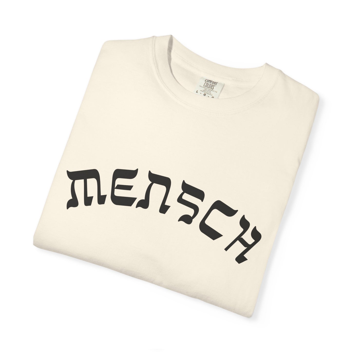Mensch T-Shirt, Funny Yiddish Jewish Tee, Cute Hebrew Gift, Preppy Jewish Humor