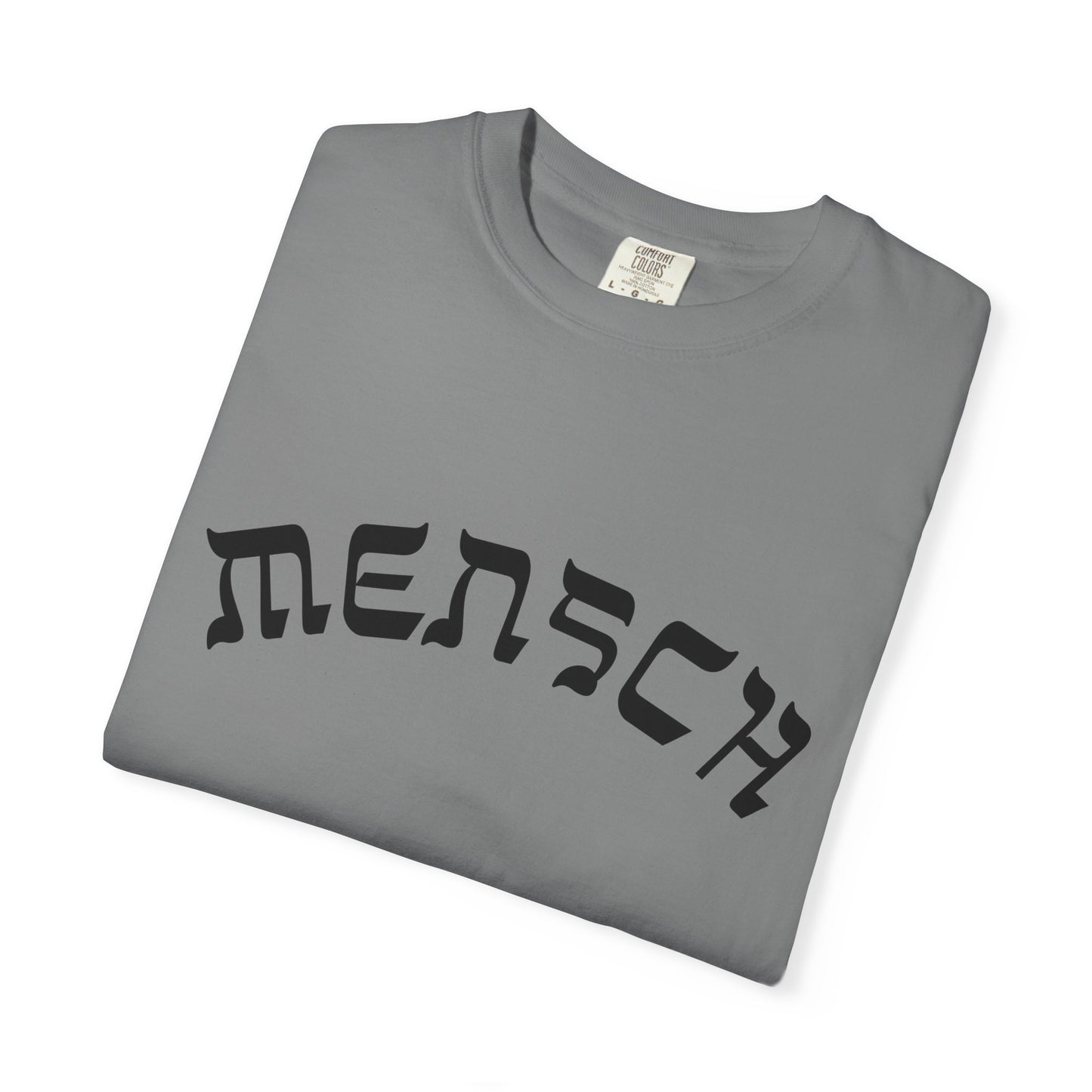 Mensch T-Shirt, Funny Yiddish Jewish Tee, Cute Hebrew Gift, Preppy Jewish Humor