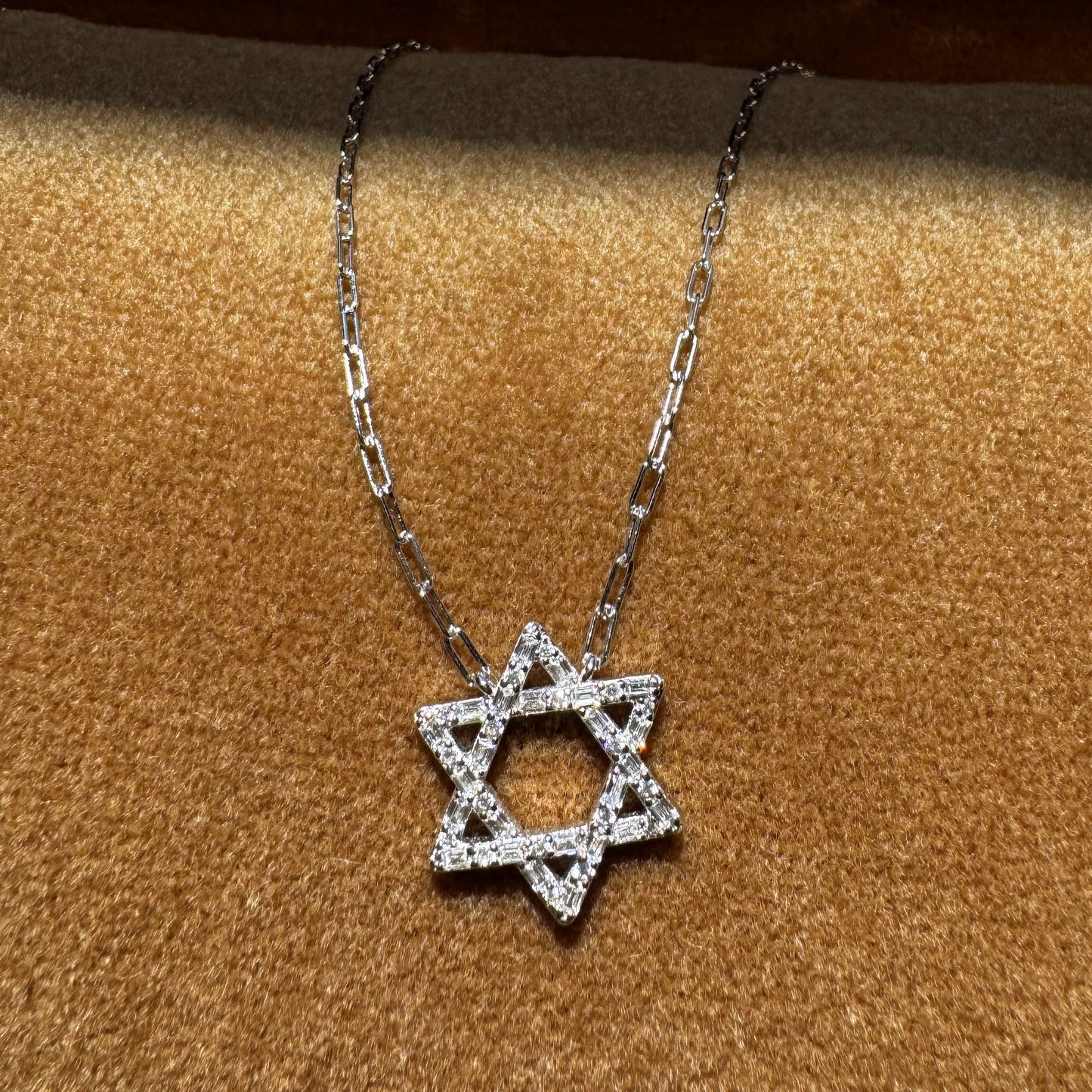 Pavé Star of David Necklace