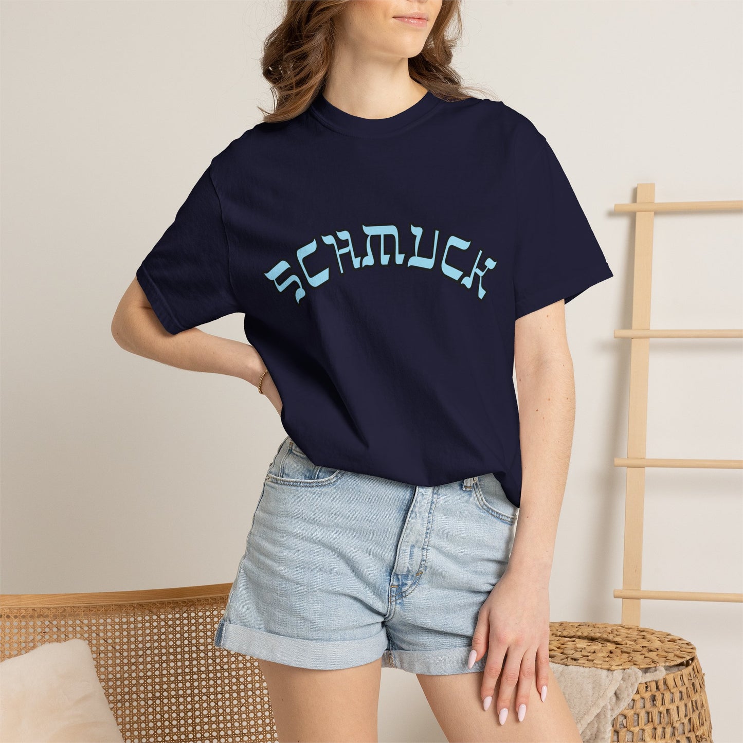 Schmuck T-Shirt, Funny Yiddish Jewish Tee, Cute Hebrew Gift, Preppy Jewish Humor