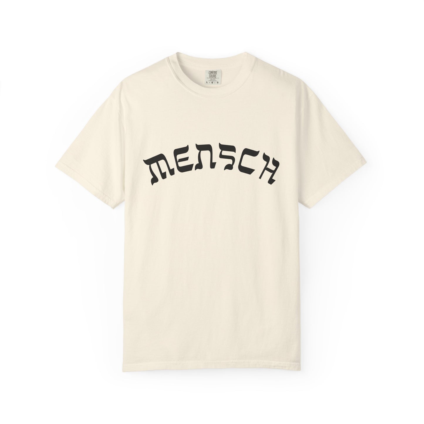 Mensch T-Shirt, Funny Yiddish Jewish Tee, Cute Hebrew Gift, Preppy Jewish Humor