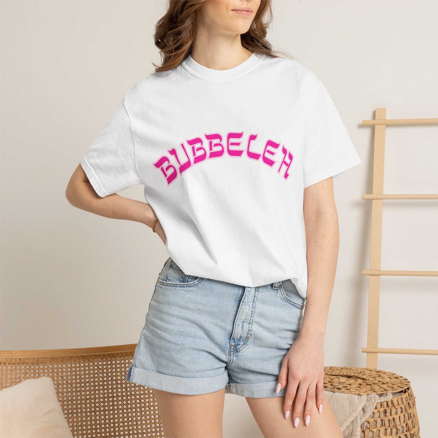 Bubbeleh T-Shirt, Funny Yiddish Jewish Tee, Cute Hebrew Gift, Preppy Jewish Humor