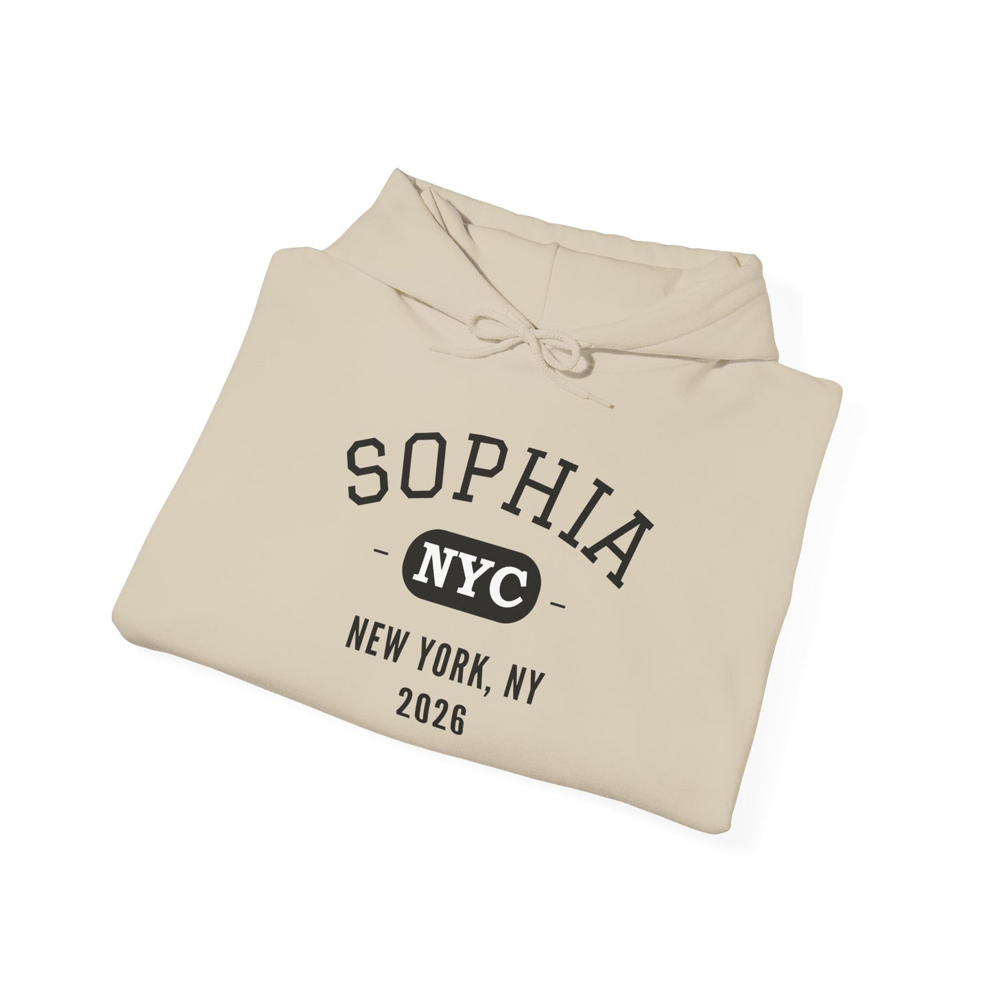 Custom Bar Mitzvah Hoodies (Set of 10), Personalized Bat Mitzvah Hoodie, Bulk Event Merch, Youth Party Favor — NYC City Drop