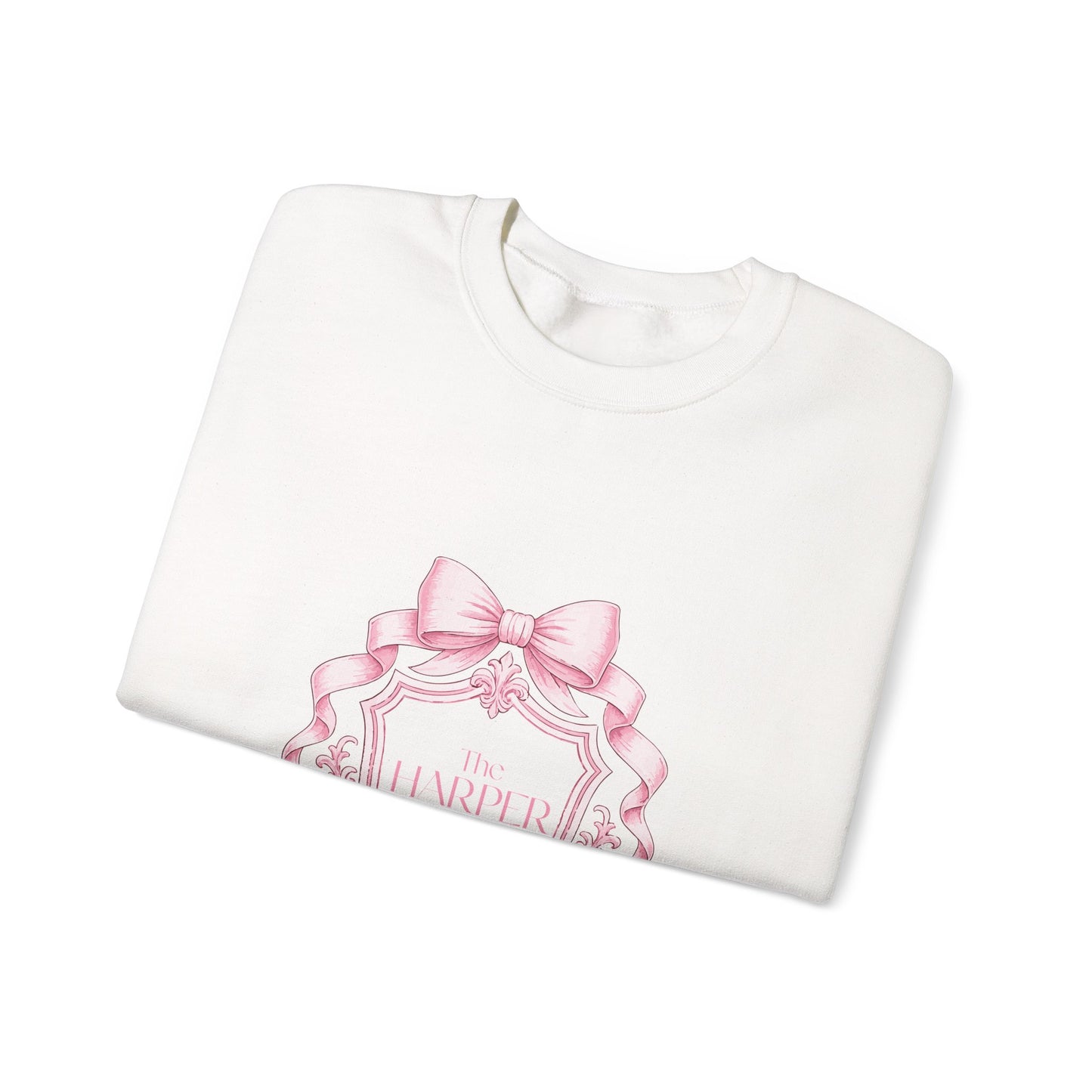 Custom Bar Mitzvah Sweatshirts (Set of 10), Personalized Bat Mitzvah Crewneck, Bulk Event Merch, Youth Party Favor — Love Live Bow