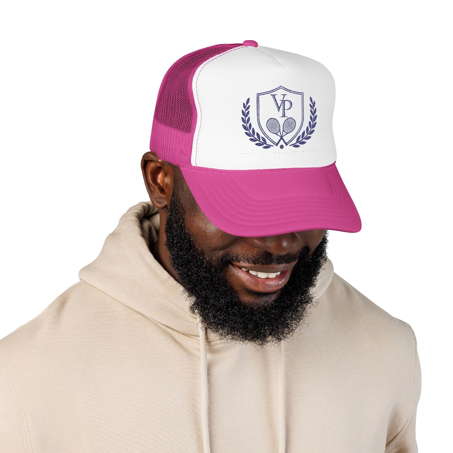 Viewmount Park Tennis Club Foam Trucker Hat | Embroidered Trucker Hat